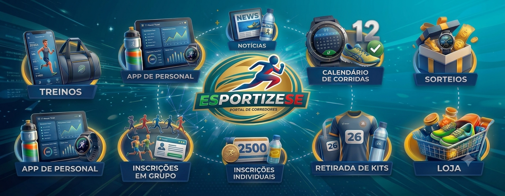 Esportizese - Serviços e Cronograma para Corredores de Rua